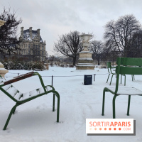 La Neige à Paris - Jardin des Tuileries
