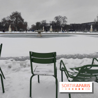 La Neige à Paris - Jardin des Tuileries