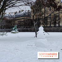 La Neige à Paris - Jardin des Tuileries