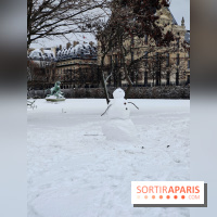La Neige à Paris -  Jardin des Tuileries