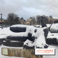 La Neige à Paris - Jardin des Tuileries