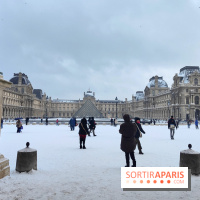 La Neige à Paris - musée du Louvre