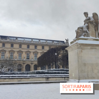 La Neige à Paris - Jardin des Tuileries