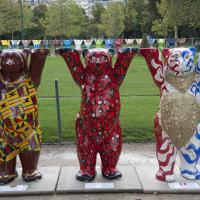 Les oursons géant du Champs de Mars à Paris, Les United Buddy Bears à Paris