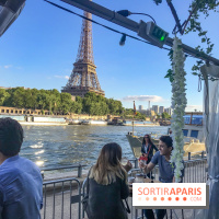 La Guinguette Sohso face à la Tour Eiffel