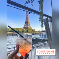 La Guinguette Sohso face à la Tour Eiffel