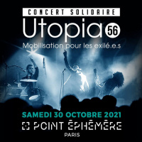Concert solidaire Utopia 56 au Point Ephémère