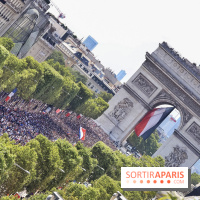 Défilé de l'Equipe de France sur les Champs-Elysées, les photos