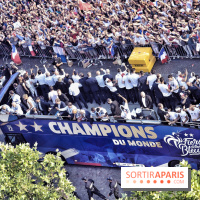 Défilé de l'Equipe de France sur les Champs-Elysées, les photos