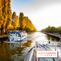 Croisière sur le canal de l'Ourcq
