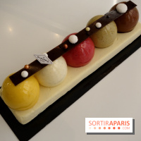 Bûche de Noël 2018 par David Wesmaël pour La Glacerie de Paris