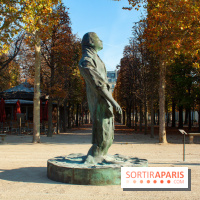 FIAC 2018 au Jardin des Tuileries : Thomas Schütte, Mann im Wind, Nr.2, 2018