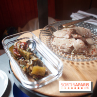 Cucina, Ducasse à la Maison de la Mutualité : caponata et vittelo tonnato