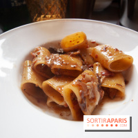 Cucina, Ducasse à la Maison de la Mutualité : paccheri à la joue de bœuf