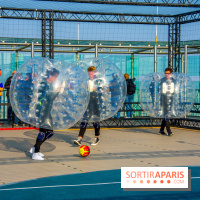 Animation de Bubble Foot sur la Tour Montparnasse