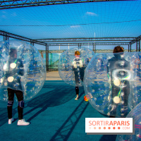 Animation de Bubble Foot sur la Tour Montparnasse