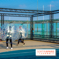 Animation de Bubble Foot sur la Tour Montparnasse