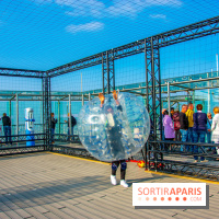 Animation de Bubble Foot sur la Tour Montparnasse