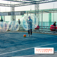 Animation de Bubble Foot sur la Tour Montparnasse