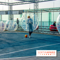 Animation de Bubble Foot sur la Tour Montparnasse