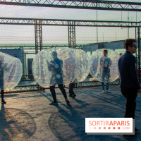 Animation de Bubble Foot sur la Tour Montparnasse