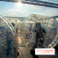 Animation de Bubble Foot sur la Tour Montparnasse