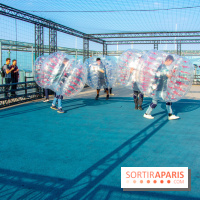 Animation de Bubble Foot sur la Tour Montparnasse