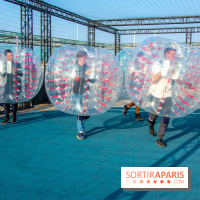 Animation de Bubble Foot sur la Tour Montparnasse