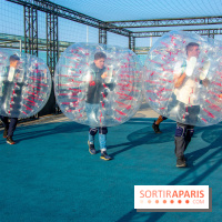 Animation de Bubble Foot sur la Tour Montparnasse