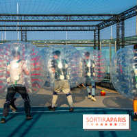 Animation de Bubble Foot sur la Tour Montparnasse