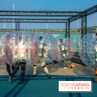 Animation de Bubble Foot sur la Tour Montparnasse