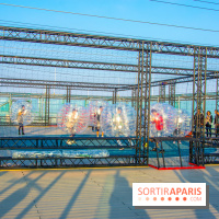 Animation de Bubble Foot sur la Tour Montparnasse