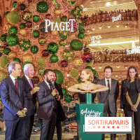 Inauguration du Sapin et des Vitrines des Galeries Lafayettes 2018