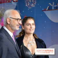 L'inauguration des vitrines de Noël 2018 du Printemps par Laëtitia Casta