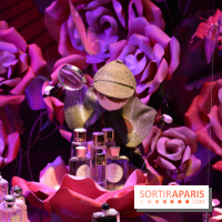 L'inauguration des vitrines de Noël 2018 du Printemps par Laëtitia Casta