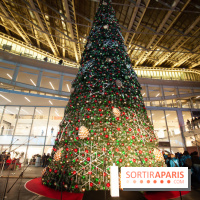 Illuminations de Noël 2018 au Forum des Halles avec Bérangère Krief