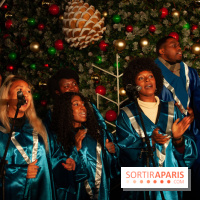 Illuminations de Noël 2018 au Forum des Halles avec Bérangère Krief