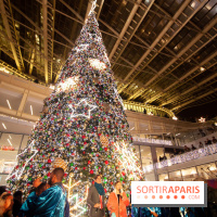 Illuminations de Noël 2018 au Forum des Halles avec Bérangère Krief