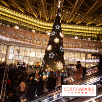 Illuminations de Noël 2018 au Forum des Halles avec Bérangère Krief