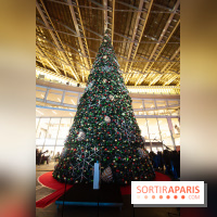 Illuminations de Noël 2018 au Forum des Halles avec Bérangère Krief