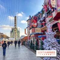 Le Marché de Noël des Tuileries à Paris, manèges