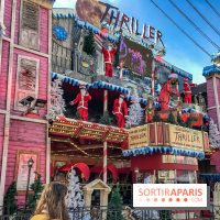 Le Marché de Noël des Tuileries à Paris, train fantôme