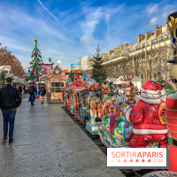 Le Marché de Noël des Tuileries à Paris, manèges