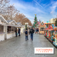 Le Marché de Noël des Tuileries à Paris, allée
