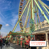 Le Marché de Noël des Tuileries à Paris, grande roue