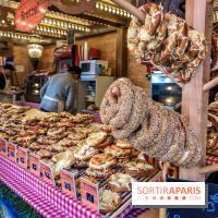 Le Marché de Noël des Tuileries à Paris, bretzel