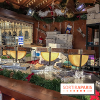 Le Marché de Noël des Tuileries à Paris, raclette