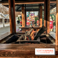 Le Marché de Noël des Tuileries à Paris, feu