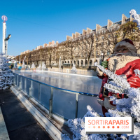 Le Marché de Noël des Tuileries à Paris, patinoire