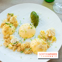 La City, la a tarte citron meringuée est présentée déstructurée